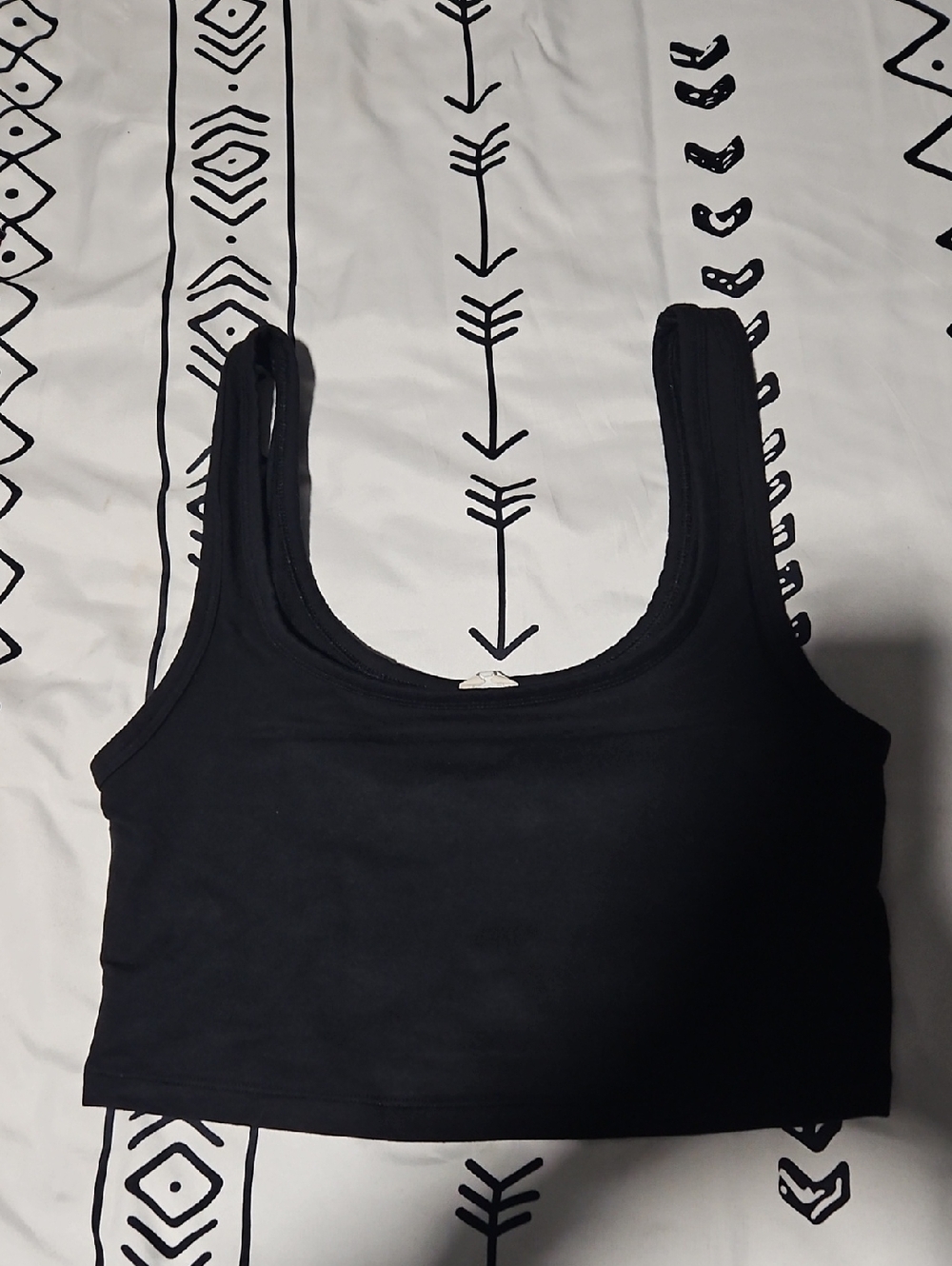 Wilfred Black Cropped Tank Top